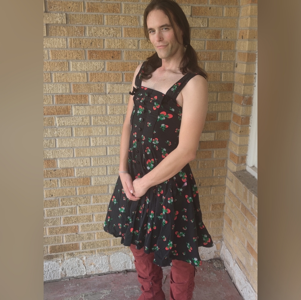 Hell Bunny Vixen Strawberry Dress